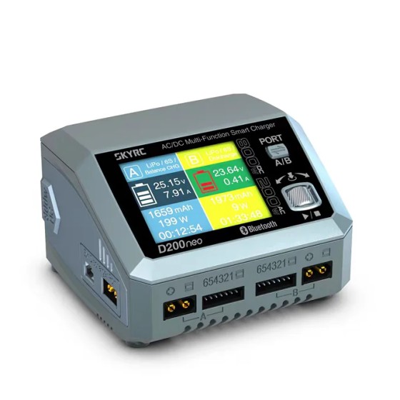 SkyRC D200neo Charger SK-100196 800w Lipo Battery Balance Charger BD350 Discharger AC/DC Multi-Function Smart Charger Rc Model